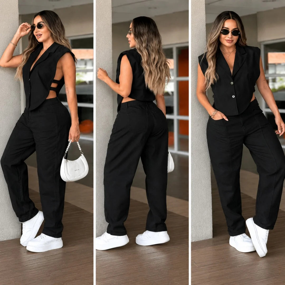 Micaela - Conjunto negro